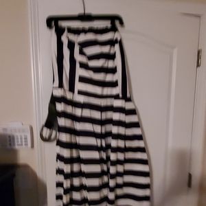 Dress black and white